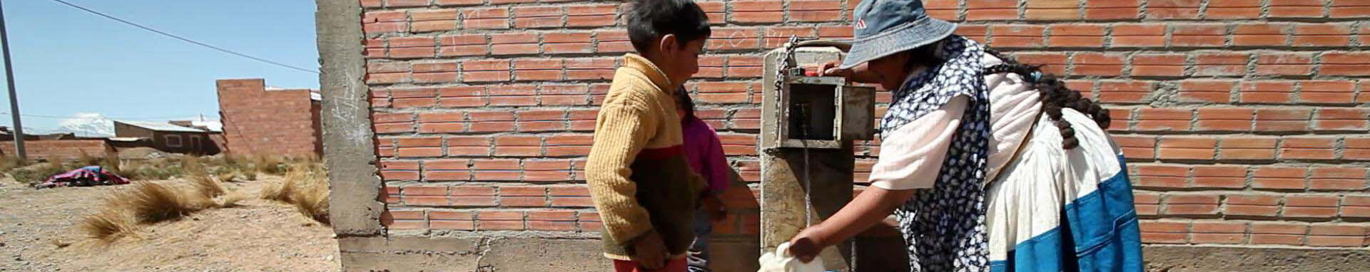 World Bank Photo Collection A public faucet in el Alto, Bolivia. Children pick up water here for their homes. Video Still: Stephan Bachenheimer / World Bank