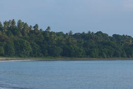 The black sand coast near Taremb, Malekula Island, Vanuatu. Photo: World Bank