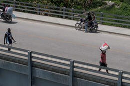 World Bank Latin America and the Caribbean View of bridge, Haiti.