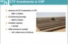 Presentation on CTF investments in Concentrated Solar Power (CSP)