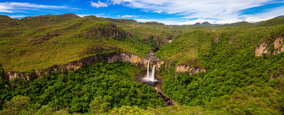 Waterfall in Cerrado 