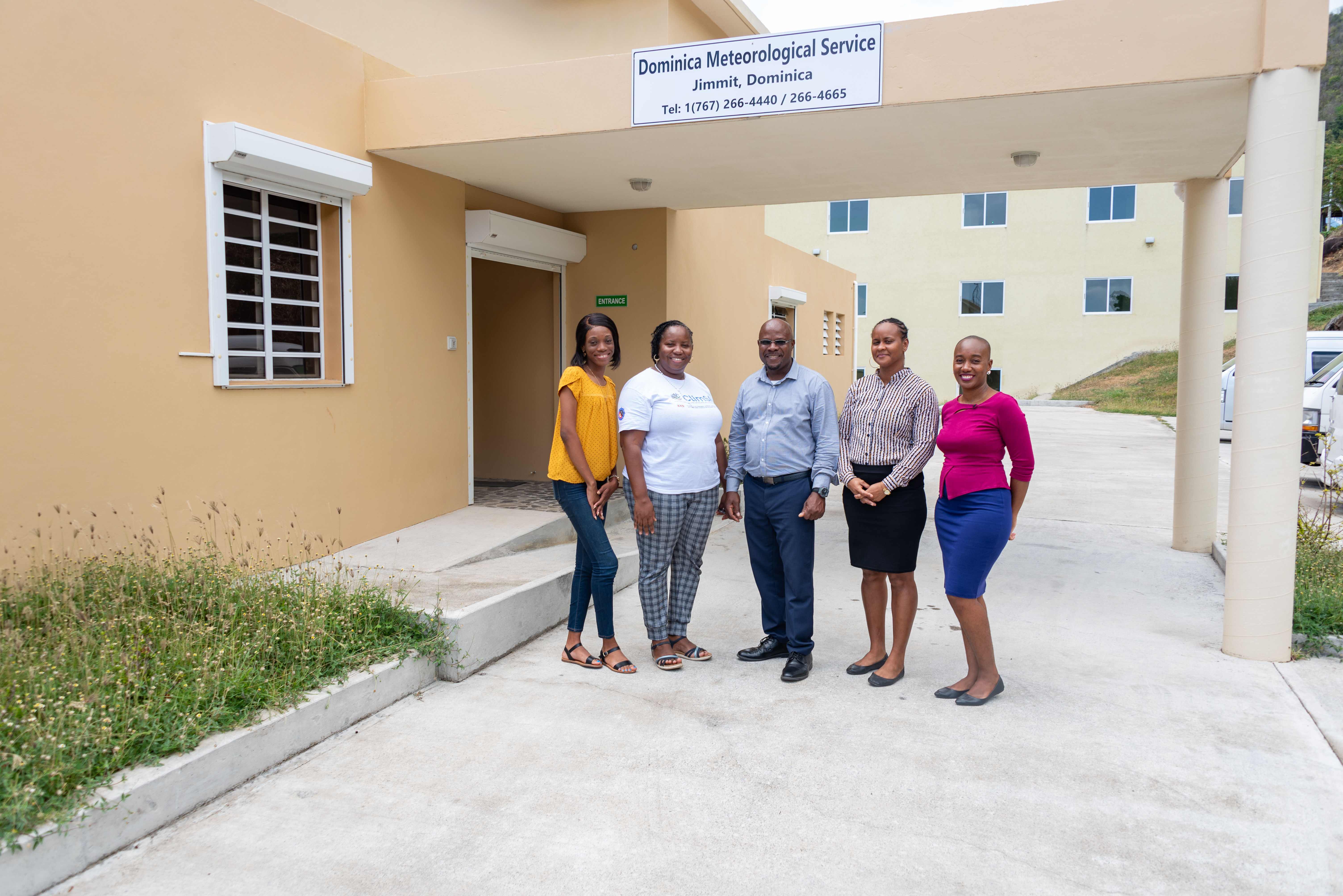 Thumbnail image of The team of Dominica’s meteorological weather service