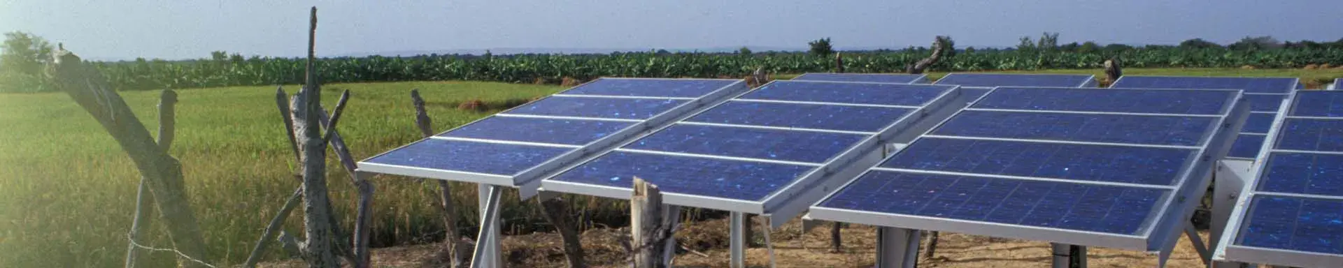 World Bank Photo Collection Solar panels on a farm, Mali. Photo:Curt Carnemark / World Bank