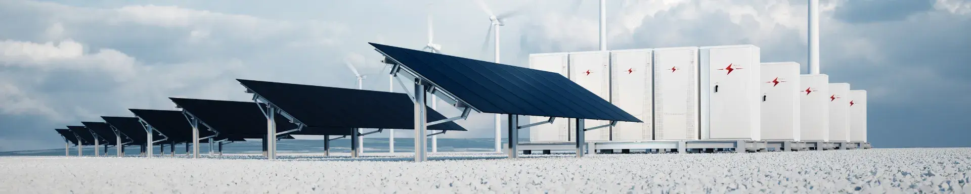 solar technician and energy storage units