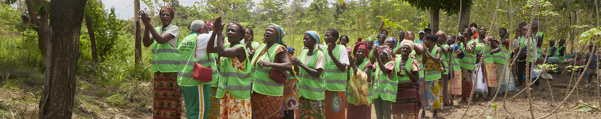 Group of Women in Dimbokro, Cote d'Ivoire