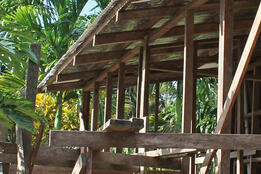 World Bank Photo Collection House construction, Solomon Islands. . Aleta Moriarty / World Bank Photo ID: AM-PI003