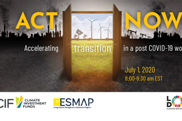 Webinar: ACT Now! Accelerating transition in a post COVID-19 world