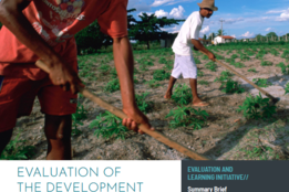 Evaluation of the Development Impacts from CIF’s Investments: Summary Brief