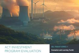 Picture of ACT Investment Program Evaluation and Learning Toolkit