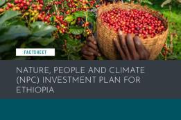 Picture of Nature, People and Climate (NPC) Investment Plan for Ethiopia