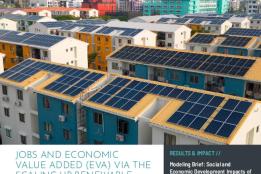 Picture of Jobs and Economic Value Added via the Scaling Up Renewable Energy Program (SREP) in Low