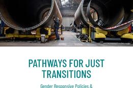 Pathways for Just Transitions: Gender Responsive Policies & Place Based Investment