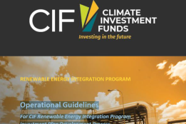 Operational Guidelines for CIF Renewable Energy Integration Program Investment Plan Development Process