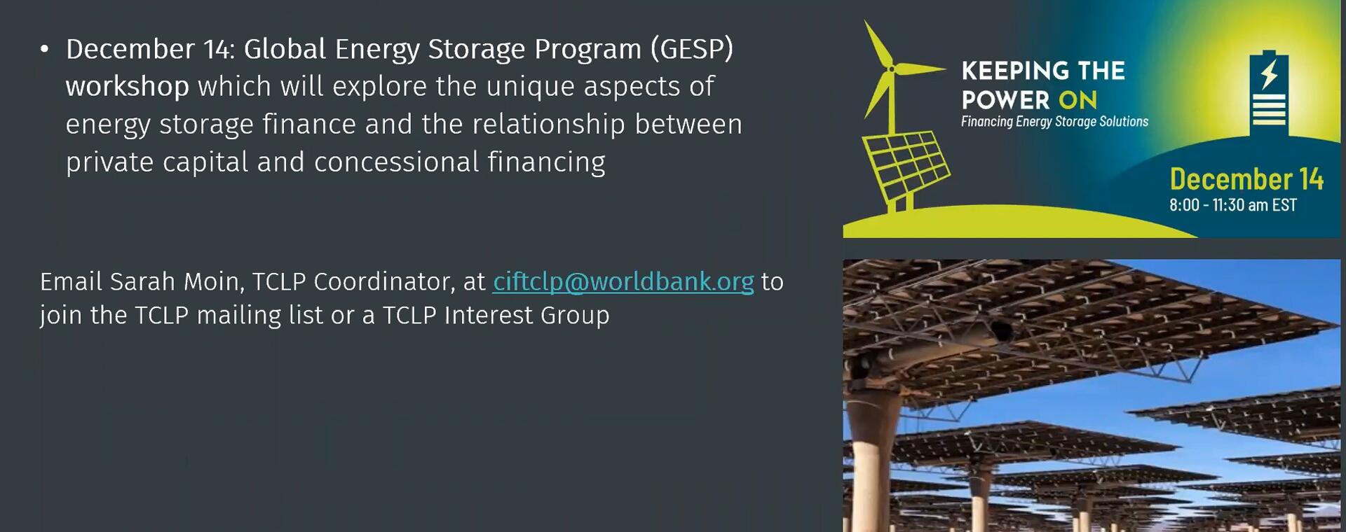 Scaling Climate Finance to Support Transformation: WATCH THE REPLAY