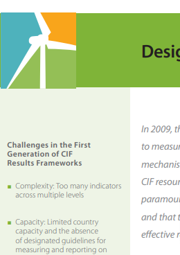 Designing the CIF Results System