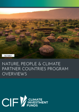 Factsheet: Nature, People & Climate Partner Countries Program Overviews