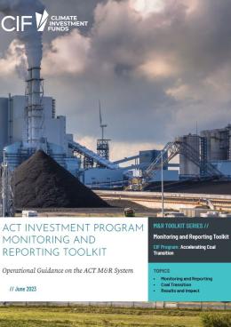 Picture of ACT Investment Program Monitoring and Reporting Toolkit
