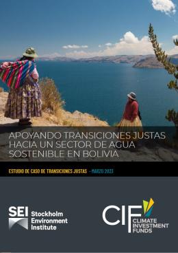 Picture of Apoyando Transiciones Justas Hacia un Sector de Agua Sostenible en Bolivia