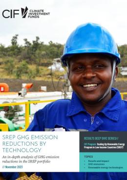 Picture of SREP GHG emission reductions by technology