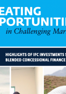 Picture of IFC Blended Finance Collection of Project Stories
