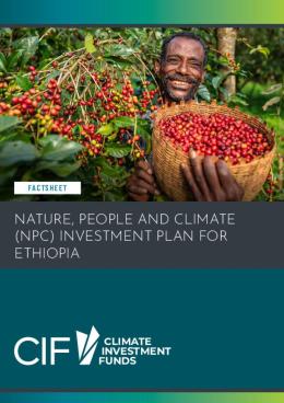 Picture of Nature, People and Climate (NPC) Investment Plan for Ethiopia