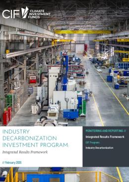 Picture of Industry Decarbonization Integrated Results Framework