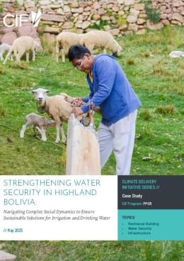 Picture of STRENGTHENING WATER SECURITY IN HIGHLAND BOLIVIA: