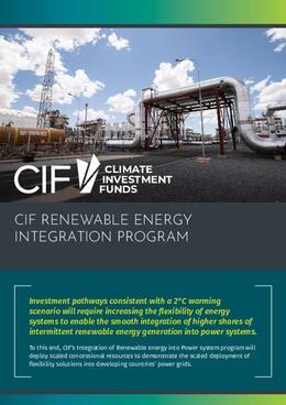 CIF Renewable Energy Integration Program Brochure