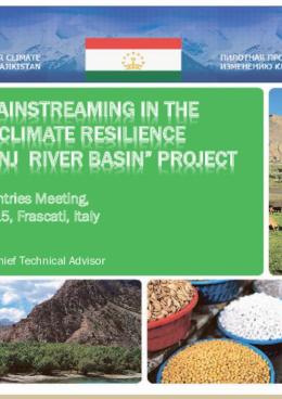 Gender mainstreaming in the "Building Climate Resilience in the Pyanj river basin" project in Tajikistan (July 2015)