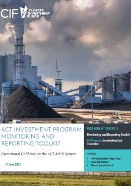 ACT Investment Program Monitoring and Reporting Toolkit