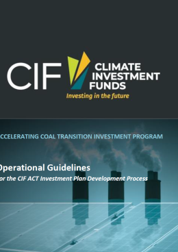 Operational Guidelines for the CIF ACT Investment Plan Development Process
