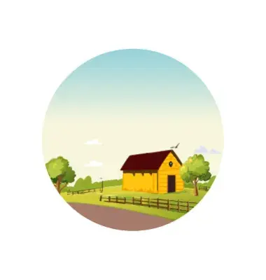 A house besides the road